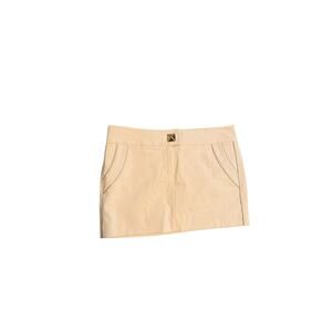 y2k marciano beige skirt